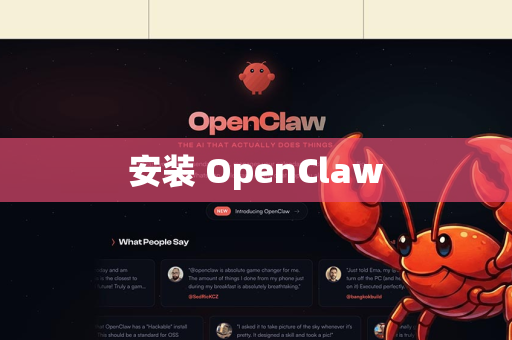 安装 OpenClaw