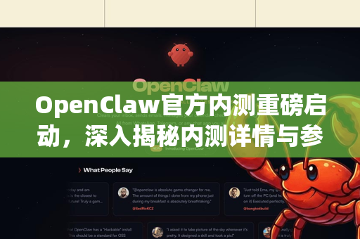 OpenClaw官方内测重磅启动，深入揭秘内测详情与参与方式