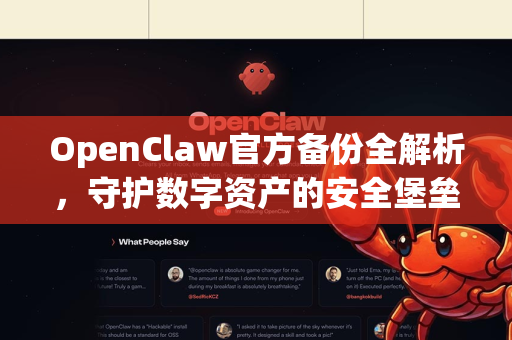 OpenClaw官方备份全解析，守护数字资产的安全堡垒