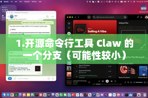 1.开源命令行工具 Claw 的一个分支（可能性较小）-第1张图片-OpenClaw开源下载|官方OpenClaw下载