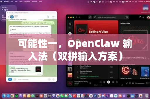 可能性一，OpenClaw 输入法（双拼输入方案）
