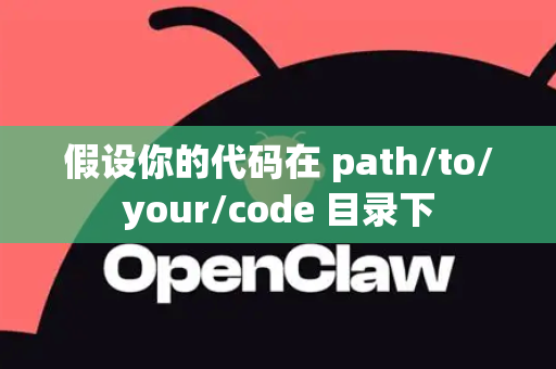 假设你的代码在 path/to/your/code 目录下