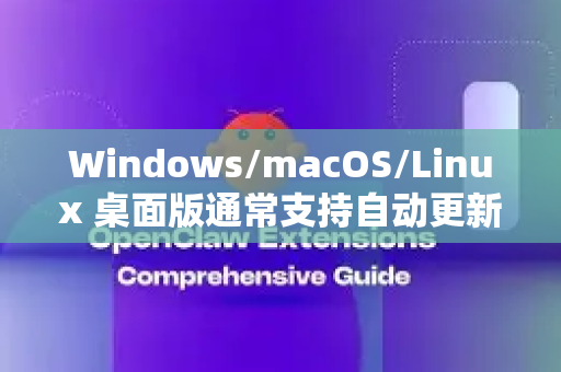 Windows/macOS/Linux 桌面版通常支持自动更新