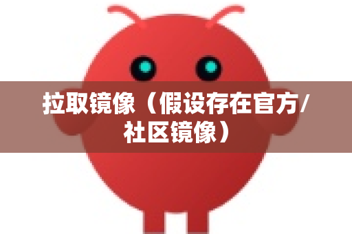 拉取镜像（假设存在官方/社区镜像）