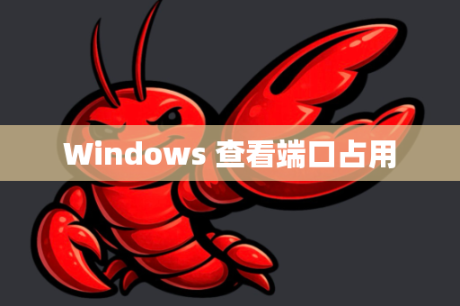 Windows 查看端口占用-第1张图片-OpenClaw开源下载|官方OpenClaw下载